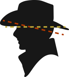 まっすぐかぶるタイプ